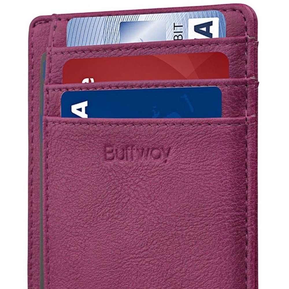 Minimalist BA PURPLE Slim RFID BLOCKING WALLET*NWT - Picture 1 of 5